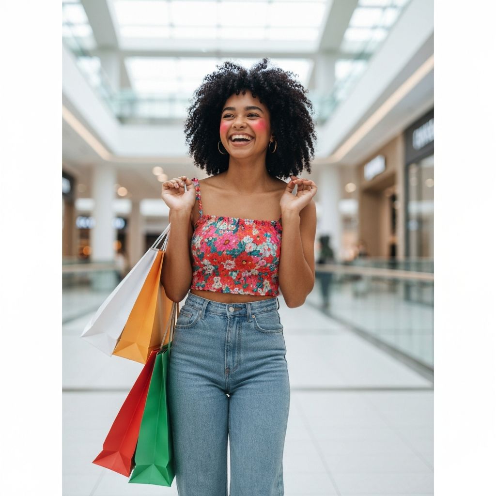 Shopping-Glueck! Neue Kollektion gerade eingetroffen.